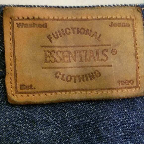 Vintage Essentials Sport Exposed Button Fly High Rise Mom Curvy jeans USA sze 30 - Picture 5 of 8